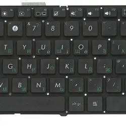 Клавиатура для ноутбука Asus (U52, U53, U56) Black, (No Frame) RU (вертикальный энтер)