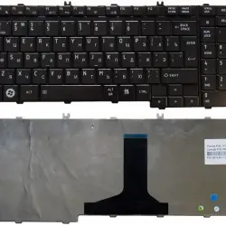 Клавіатура Toshiba Satellite (A500,A505,F501,L350,L355,L500,L505,L550,L555,P200,P205,P300,P500,P505,X200,X205) Qosmio (F50, F60, G50, X300, X305, X500, X505) Black, Glossy, RU