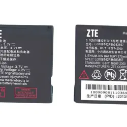 Акумуляторна батарея для смартфону ZTE Li3706T42P3h383857 Beeline A100 3.7V Black 670mAh 2.5Wh