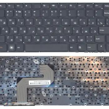 Клавиатура для ноутбука Lenovo IdeaPad (U400) Black, (No Frame), RU