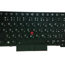Клавіатура для ноутбука Lenovo (X280) с подсветкой (Light), с указателем (Point Stick) Black, Black Frame, RU
