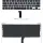 Клавіатура для ноутбука Apple MacBook Air 2013+ (A1465) Black, (Silver TopCase), RU (горизонтальный ентер) 1