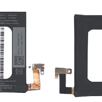 Акумуляторна батарея для смартфону HTC BL83100 3.8V Black 2020mAh 7.67Wh