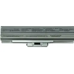 Акумуляторна батарея для ноутбука Sony VAIO VGP-BPS13 VGN-FW 11.1V Silver 5200mAh OEM