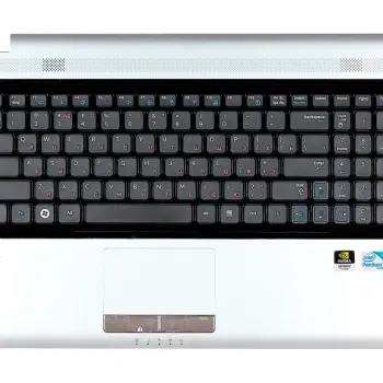 Клавиатура для ноутбука Samsung (RV711) Black, (Black Frame), (Gray TopCase), RU