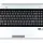 Клавиатура для ноутбука Samsung (RV711) Black, (Black Frame), (Gray TopCase), RU 1