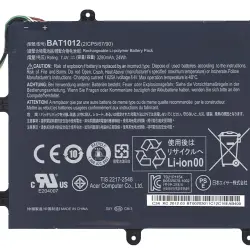 Акумуляторна батарея для планшета Acer BAT1012 Iconia Tablet A200 7.4V Black 3280mAh Orig
