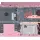 Клавиатура для ноутбука Sony FIT 15 (SVF15) Gray, (Pink TopCase), RU 3