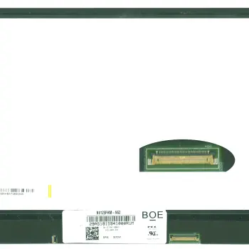 Матриця для ноутбука 12,5", Slim (тонкая), 30 pin eDP (знизу справа), 1920x1080, Светодиодная (LED), крепления слева\справа, глянцевая, BOE-Hydis, NV125FHM-N62