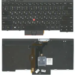 Клавиатура для ноутбука Lenovo ThinkPad (T430, T430I, X230, T530, L430, L530) с указателем (Point Stick) Black, Black Frame, RU