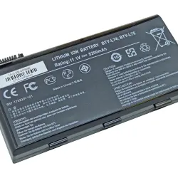 Аккумуляторная батарея для ноутбука MSI BTY-L74 A6000, CX500, CR500 11.1V Black 5200mAh OEM
