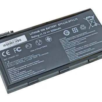 Акумуляторна батарея для ноутбука MSI BTY-L74 A6000, CX500, CR500 11.1V Black 5200mAh OEM