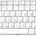 Клавіатура для ноутбука HP Pavilion (G4, G4-1000) White, RU 2