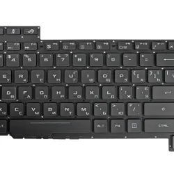 Клавиатура для ноутбука Asus ROG Strix GL503 с подсветкой (White Light), Black, (No Frame) RU