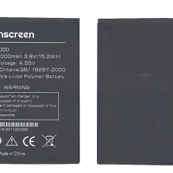 Акумуляторна батарея для смартфону Highscreen 8911260988 B2000 Spider 3.8V Black 2000mAh 15.2Wh