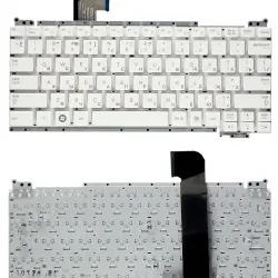 Клавіатура для ноутбука Samsung (N230, N350, NF210, NF310) White, (No Frame), RU