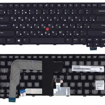 Клавиатура для ноутбука Lenovo Thinkpad (T460S, T470S) Black, (Black Frame), RU
