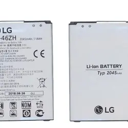 Аккумуляторная батарея для смартфона LG BL-46ZH AS330 3.8V Silver 2045mAh 7.8Wh
