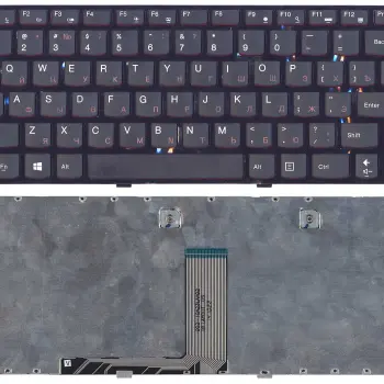 Клавіатура для ноутбука Lenovo IdeaPad (Y410P) Black, (Black Frame), RU