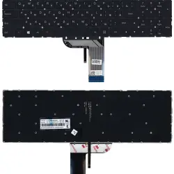 Клавиатура для ноутбука Lenovo IdeaPad (700, 700-17ISK) Black с подсветкой (No Frame), RU