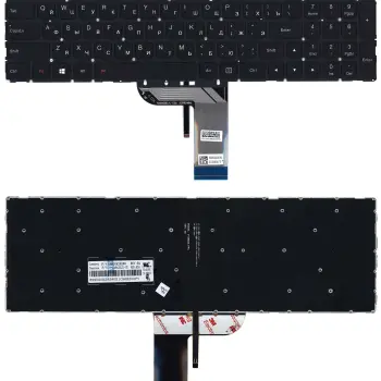 Клавіатура для ноутбука Lenovo IdeaPad (700, 700-17ISK) Black с подсветкой (No Frame), RU
