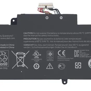 Акумуляторна батарея для планшета Dell 74XCR Venue 8 Pro 3.7V Black 4960mAh Orig