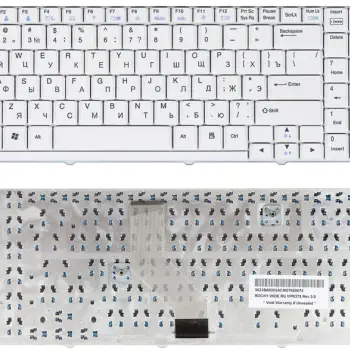 Клавиатура для ноутбука LG (R500, LW60, LW70, LW65, LW75, LGW6) White, (White Frame), RU