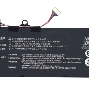 Акумуляторна батарея для ноутбука Samsung AA-PLVN8NP ATIV Book 8 Touch 15.1V Black 6050mAh Orig