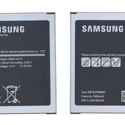 Акумуляторна батарея для смартфону Samsung EB-BJ700BBC Galaxy J7 SM-J700F/DS 3.85V Black 3000mAh 11.55Wh
