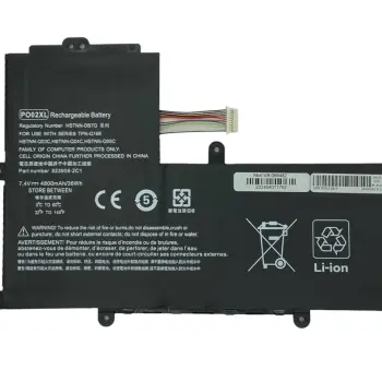 Акумуляторна батарея для ноутбука HP PO02XL Stream 11-R 7.4V Black 4800mAh OEM