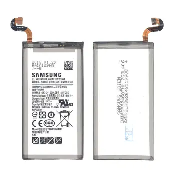 Акумуляторна батарея для смартфону Samsung EB-BG955ABE Galaxy S8+ SM-G955 3.85V Black 3500mAh 13.48Wh