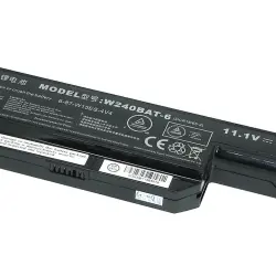 Аккумуляторная батарея для ноутбука DNS W240BAT-6 Clevo W240 11.1V Black 4400mAh Orig