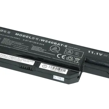 Аккумуляторная батарея для ноутбука DNS W240BAT-6 Clevo W240 11.1V Black 4400mAh Orig