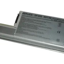 Усиленная аккумуляторная батарея для ноутбука Dell YD623 Latitude D820 10.8V Grey 6600mAh OEM