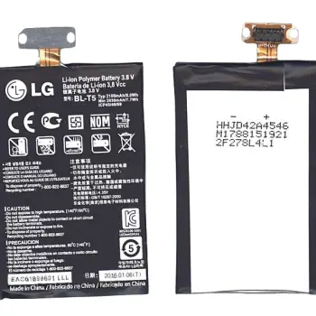 Аккумуляторная батарея для смартфона LG BL-T5 LG Nexus 4 (E960) 3.8V Black 2100mAh 8Wh