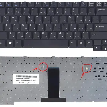 Клавиатура для ноутбука LG (LE50) Black, RU
