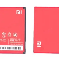 Акумуляторна батарея для смартфону Xiaomi BM44 Redmi 2 3.8V Red 2200mAh 8.36Wh