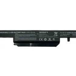 Аккумуляторная батарея для ноутбука Clevo W650BAT-6 W670RC 11.1V Black 5200mAh OEM