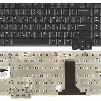 Клавіатура для ноутбука HP Compaq 8710P, 8710W Black, RU