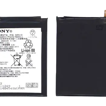 Акумуляторна батарея для смартфону Sony LIS1593ERPC E6653 Z5 3.8V Black 2900mAh 11.1Wh