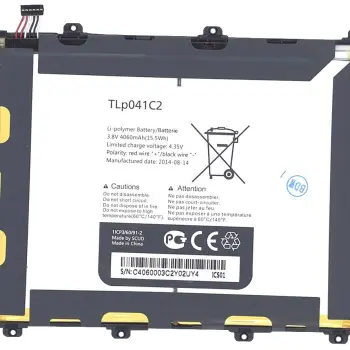Акумуляторна батарея для планшета Alcatel TLp041C2 One Touch POP 8 P320A 3.8V White 4060mAh Orig