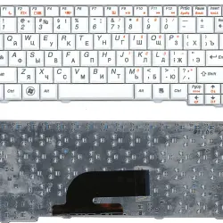 Клавиатура для ноутбука Lenovo IdeaPad (S10-2, S10-3C) White, RU