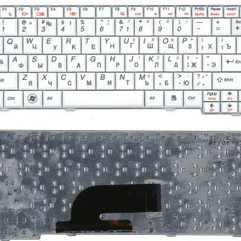 Клавиатура для ноутбука Lenovo IdeaPad (S10-2, S10-3C) White, RU