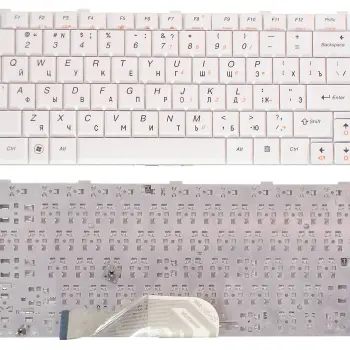 Клавиатура для ноутбука Lenovo IdeaPad (U350, Y650) White, RU