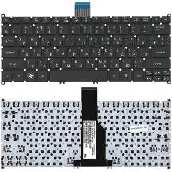 Клавіатура для ноутбука Acer Aspire S3, Aspire One 725 756 AO725 AO756 Black, (No Frame) RU