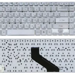 Клавіатура для ноутбука Acer Gateway NV55S, NV57H, NV75S, NV77H Silver, (No Frame), RU