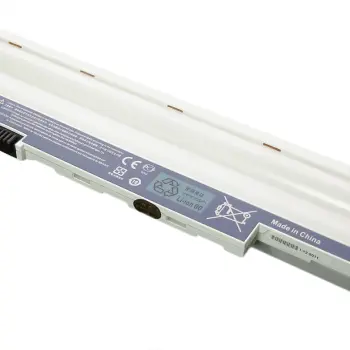 Посилена акумуляторна батарея для ноутбука Acer AL10A31 Aspire One D255 11.1V White 6600mAh OEM