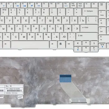 Клавіатура для ноутбука Acer Aspire (7000, 9300, 9400) White RU