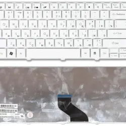 Клавіатура для ноутбука Packard Bell EasyNote NM85, NM87 Acer Aspire 3410, 3810, 3820, 4230, 4240, 4250, 4410, 4530, 4540, 4551, 4553, 4560, 4625, 4736, 4740, 4741, 4810, 4820. eMachines D440, D442, D528, D640, D730 White, RU