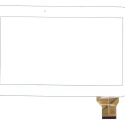 Тачскрін (Сенсорне скло) для планшета YLD-CEGA300-FPC-A0, Samsung N9106 (China), Assistant AP-115G, RoverPad ТЕSLА 10.1, Tesla Atom, TEXET TM-1046, Texet TM1046, Supra M14A, Irbis TX14, TX19 білий